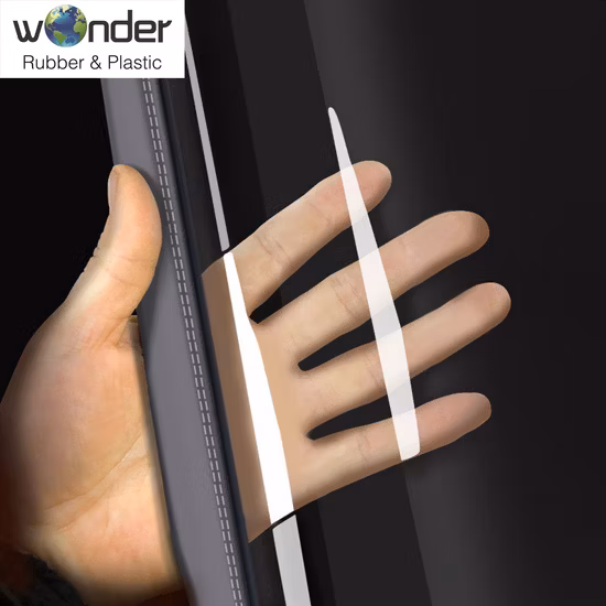 Hoja de película de PVC transparente grabada en relieve flexible súper cristalina suave rodante
