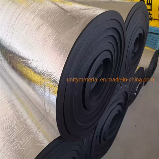 Venta caliente de lámina de aluminio de alta calidad, tablero aislante de plástico y caucho, lámina de caucho de superficie de lámina de aluminio de polietileno con mejor precio
