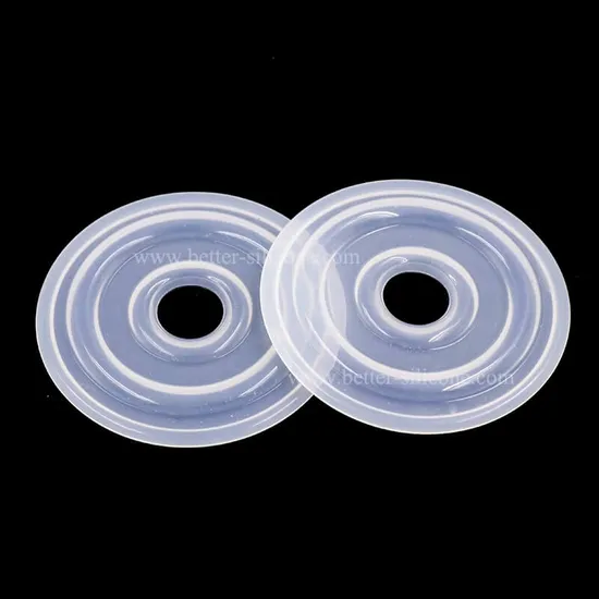 Sellos de caucho de silicona/junta/lámina de arandela con adhesivo acrílico